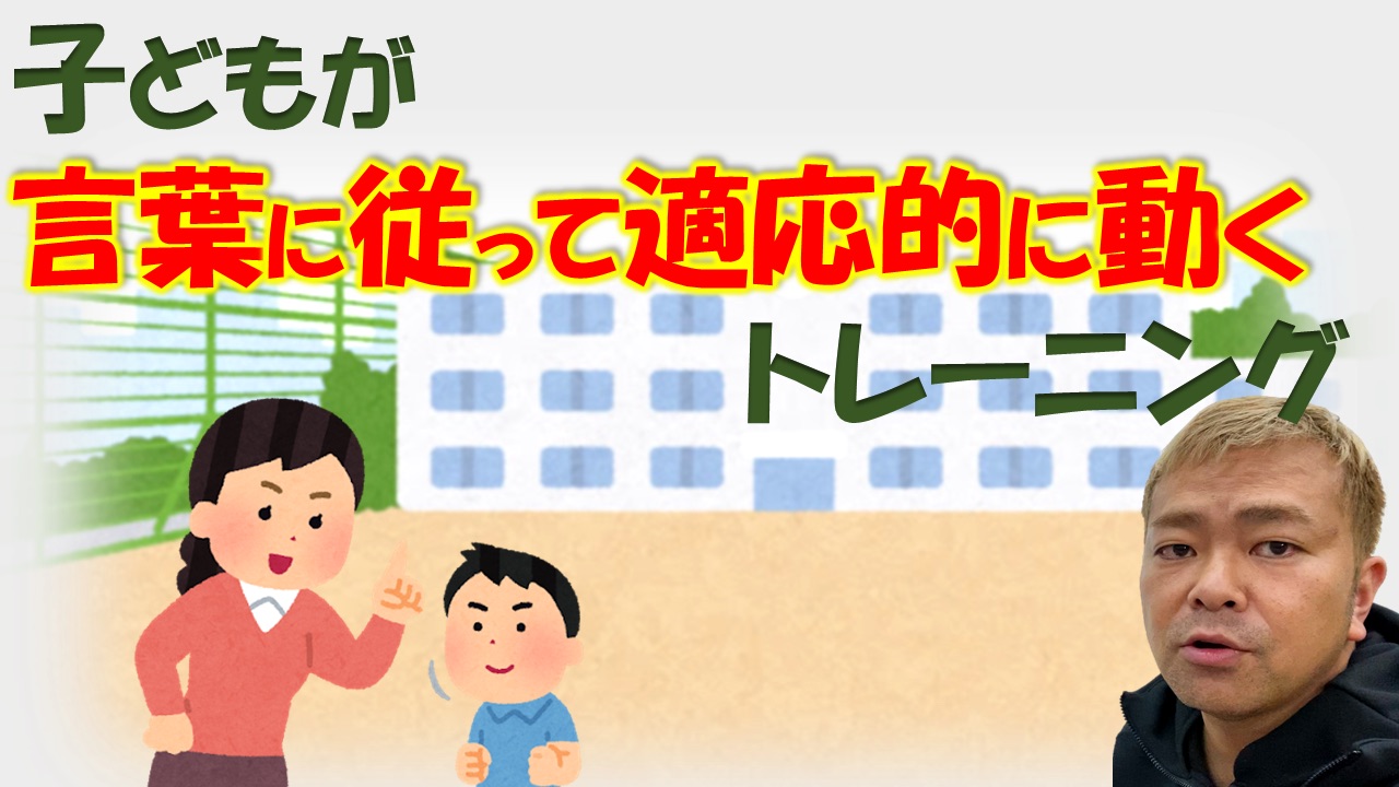 子どもを支援者の言葉に従って適応的に行動させるトレーニングの方法のサムネール